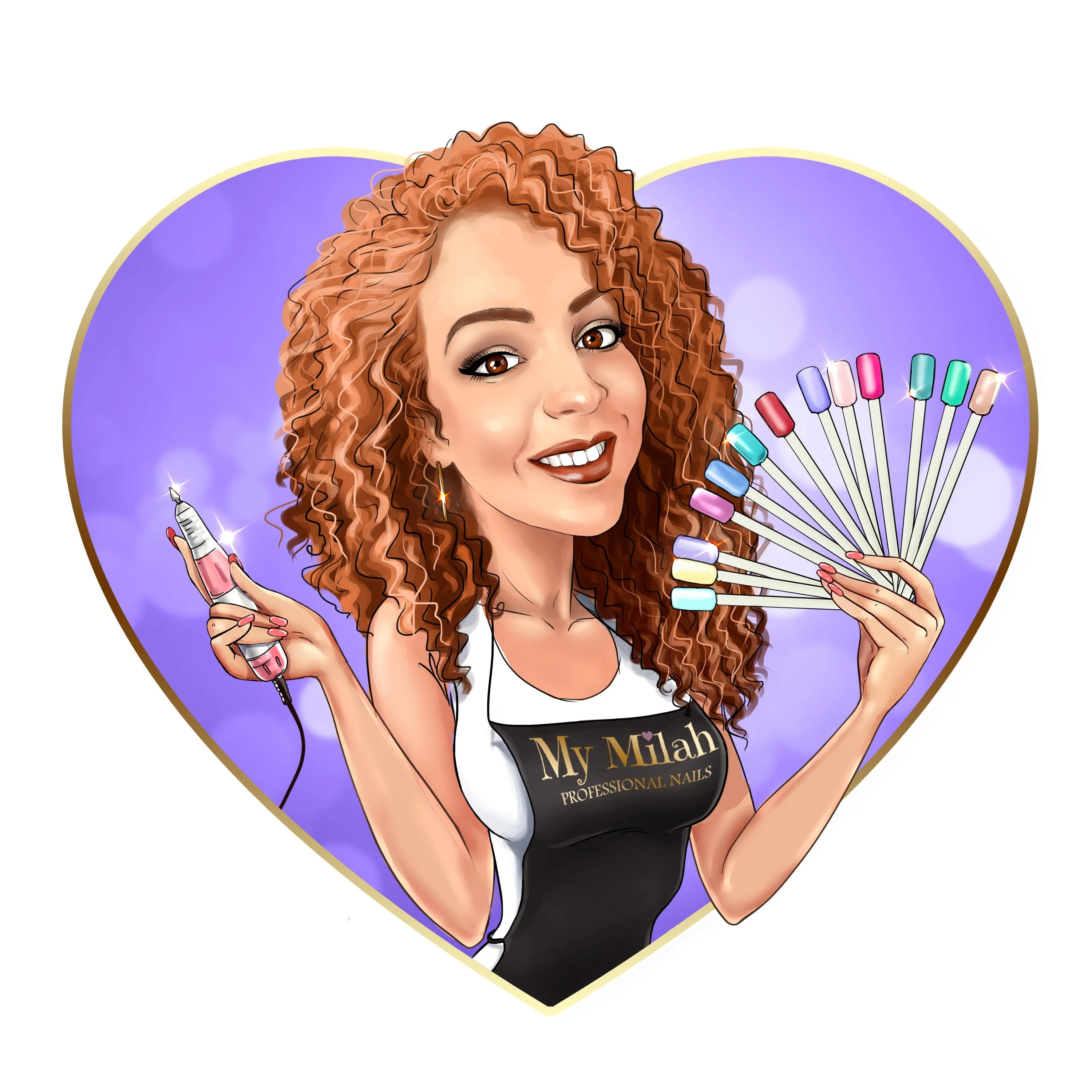 Nail Artist Logo Design