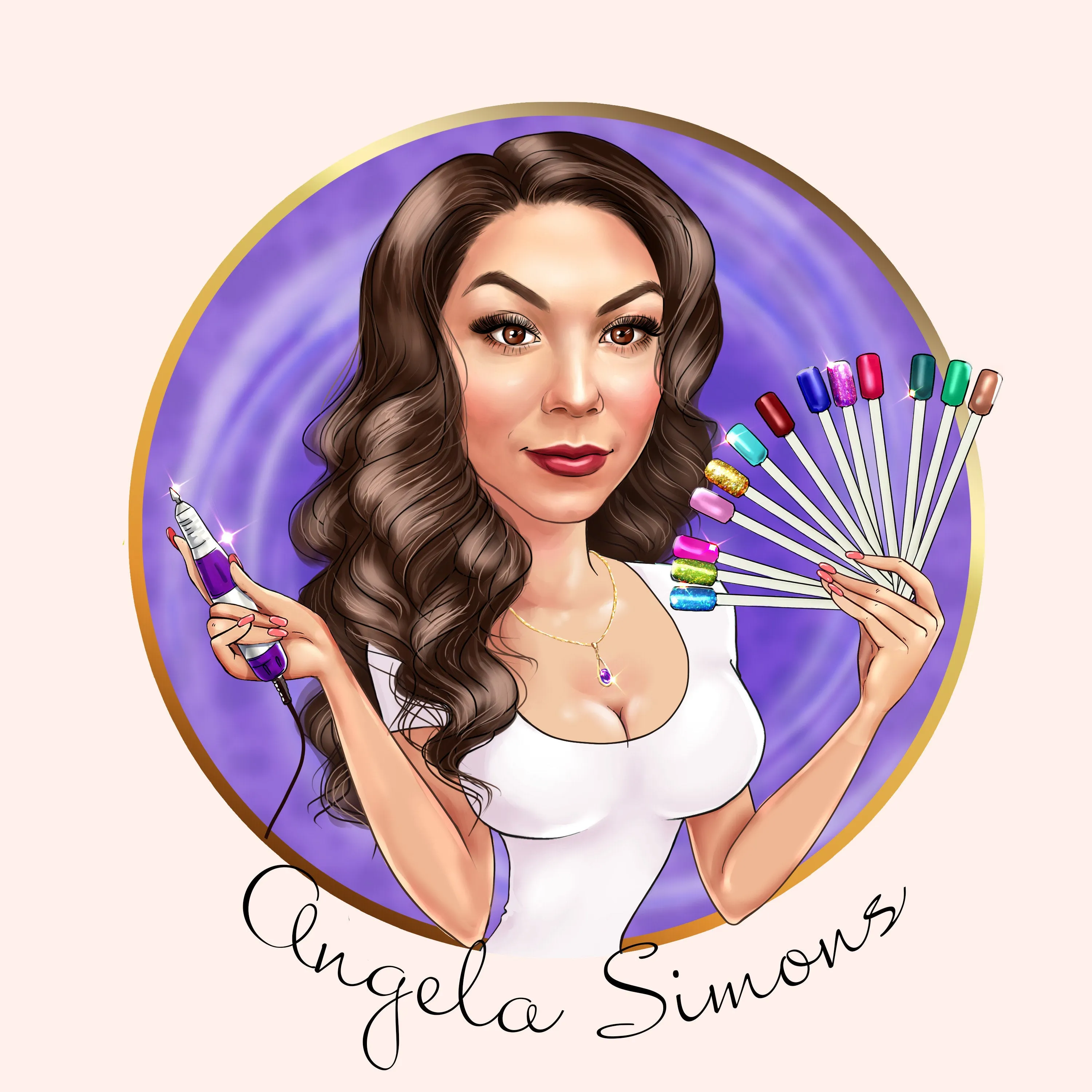 Nail Artist Logo Design