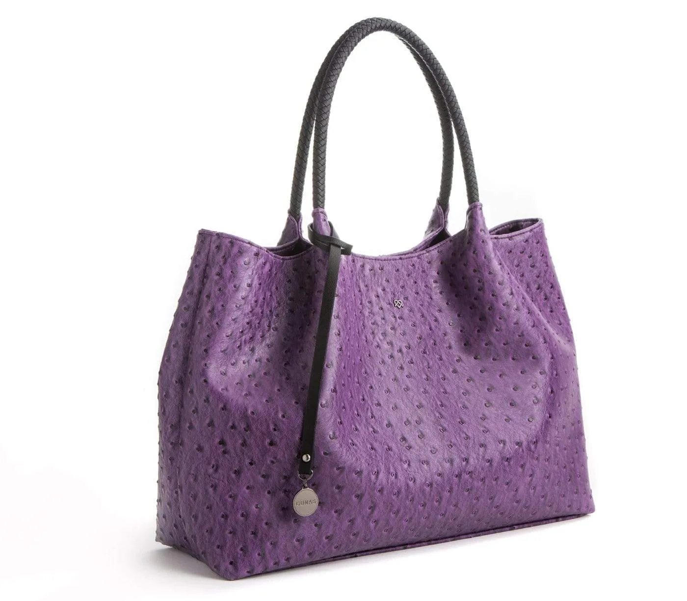 Naomi Vegan Leather Tote Bag | Purple
