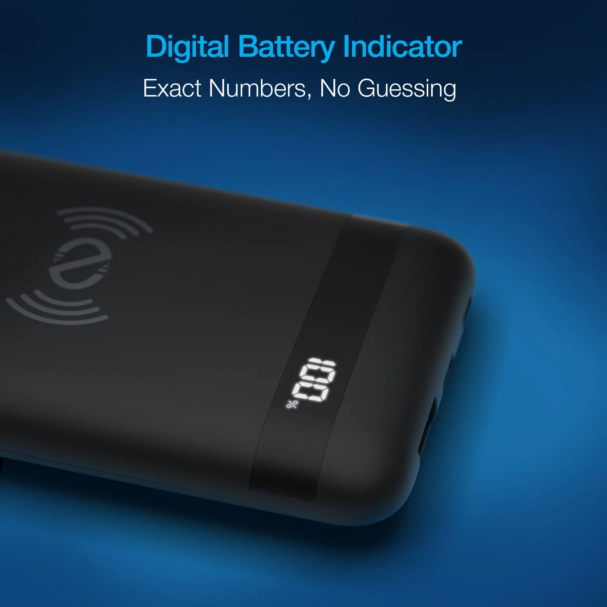 Naztech 10000 MAh MFI Wireless Power Bank