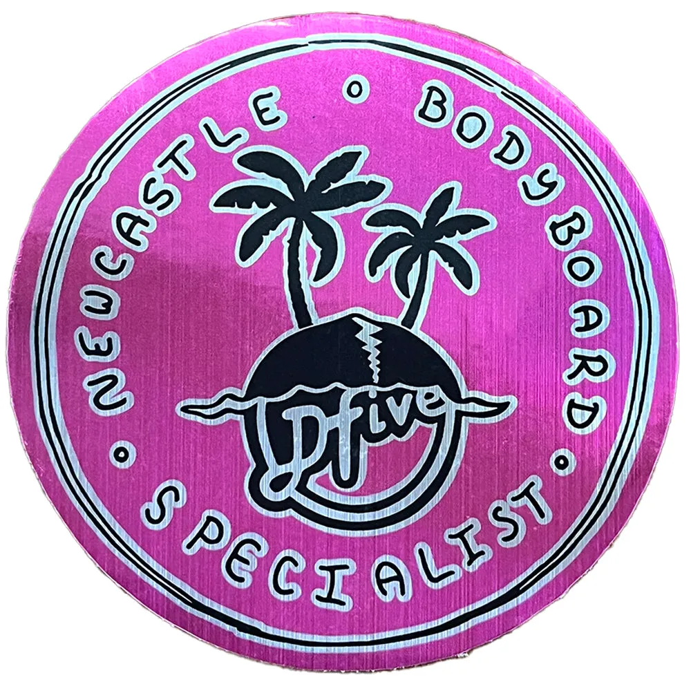 NBS METALLIC STICKERS - 13CM