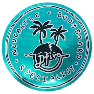 NBS METALLIC STICKERS - 13CM