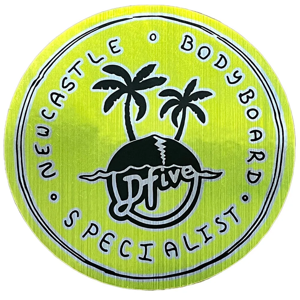 NBS METALLIC STICKERS - 13CM