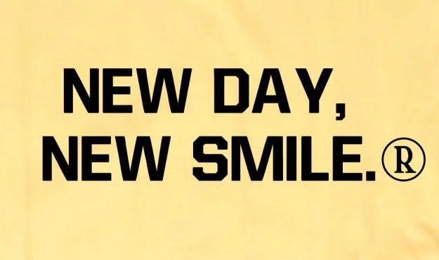 New Day, New Smile.® Men's BANANA CREAM Tee
