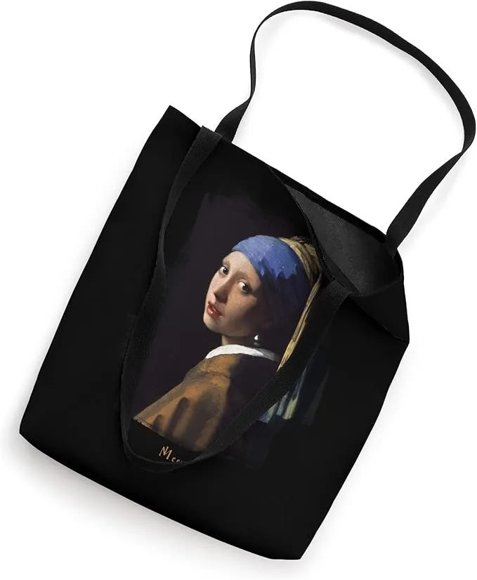 NEW Girl With a Pearl Earring Famous Painting Tote Bag