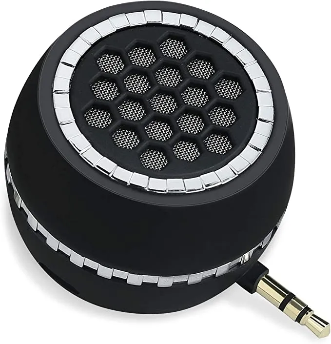 New INTSUN Mini Portable Speaker, 3W Mobile Phone Speaker Line-in Speaker with Clear Bass 3.5mm AUX Interface, Plug and Play for iPhone, Smartphone, IPad, Computer
