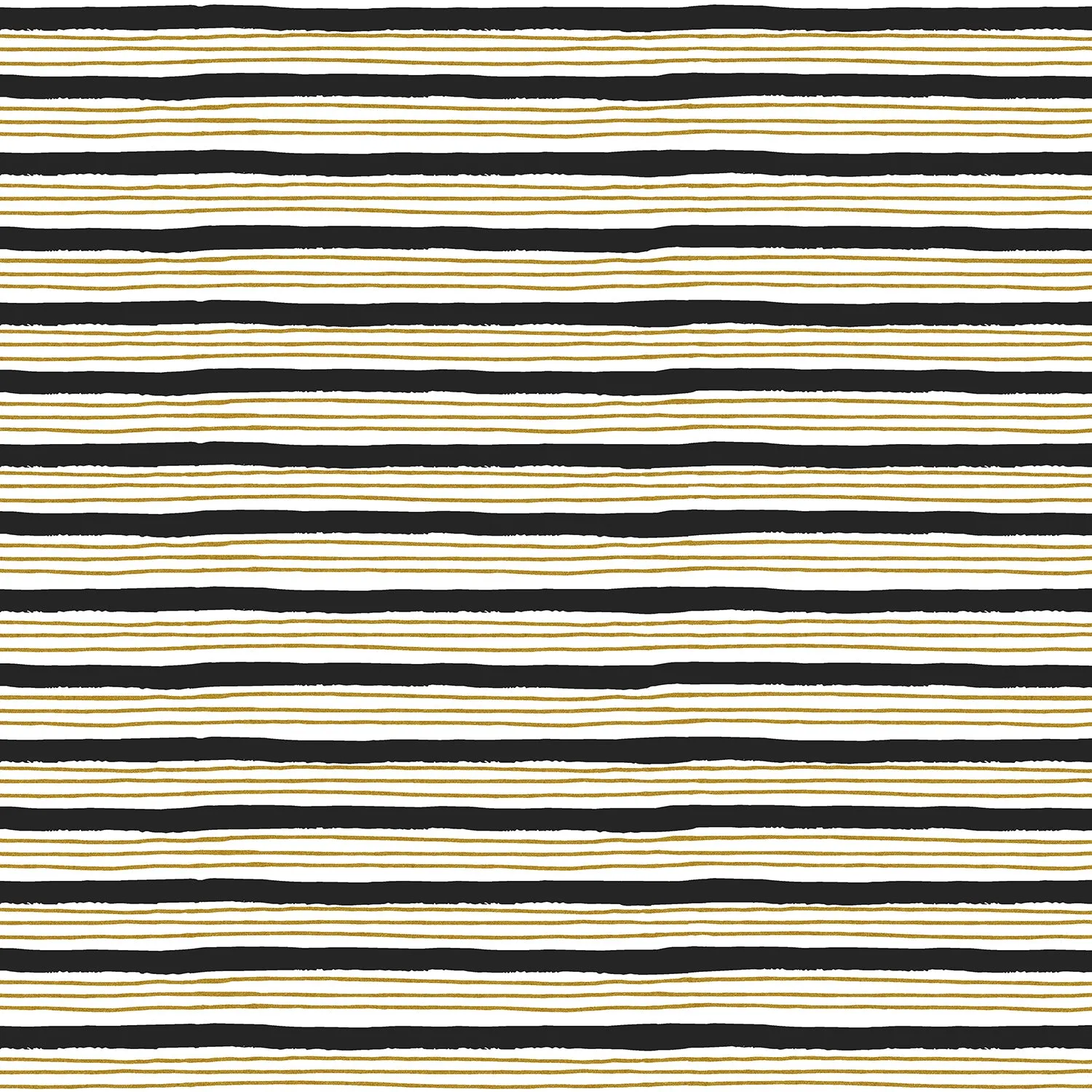 Nightfall, Painterly Stripes in Black Metallic