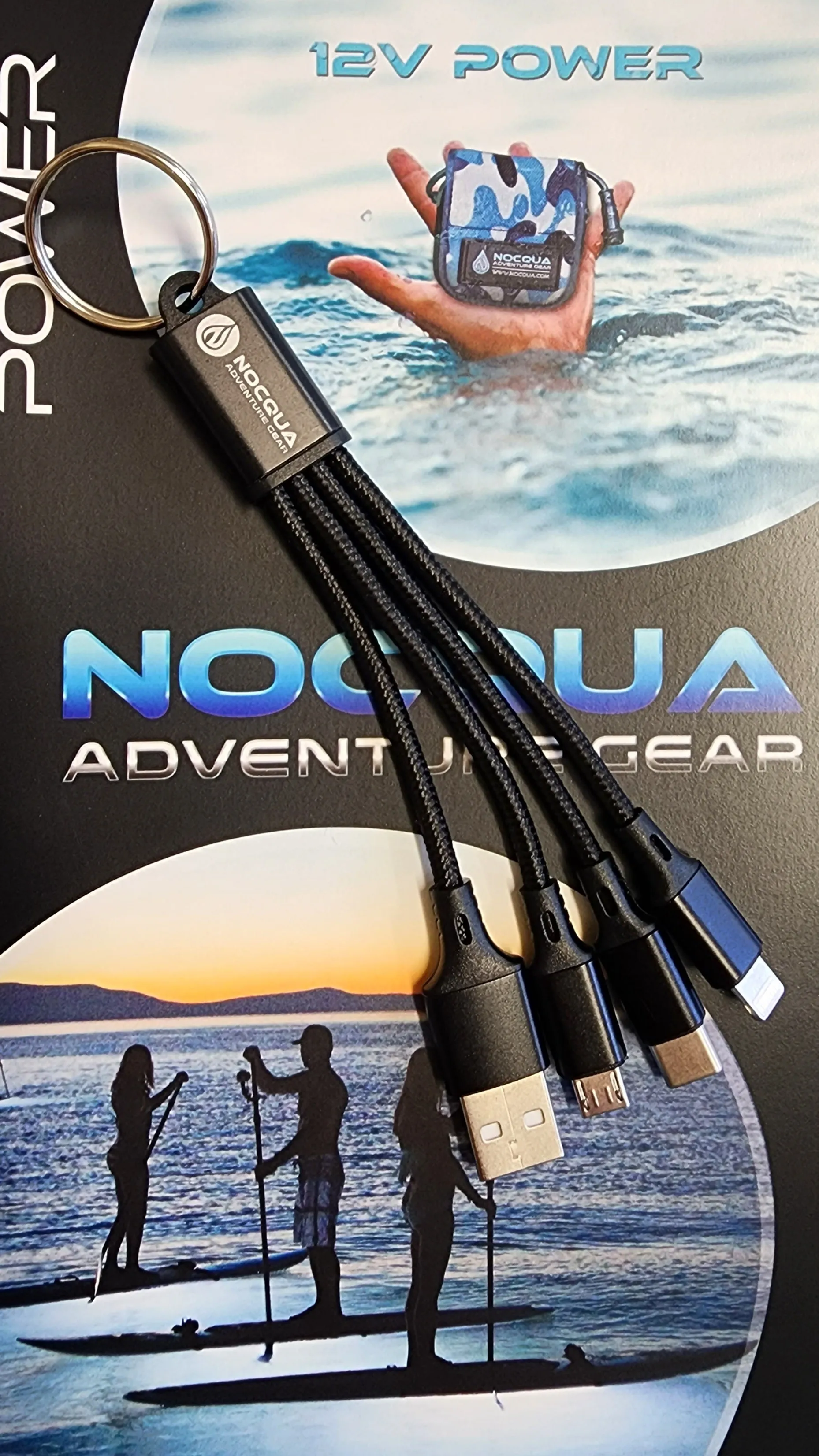 NOCQUA 10000mAh Power Bank with FREE STASH PACK