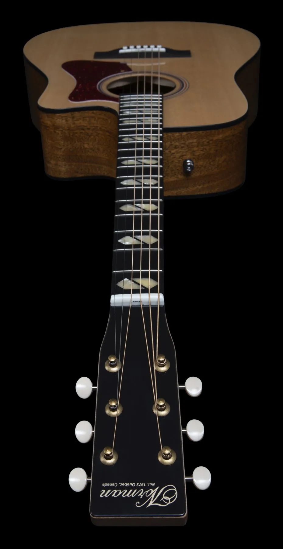 Norman ST40 048533  / 050505 CW Natural HG Element Cutaway Acoustic Electric Guitar with Carrying Bag MADE In CANADA