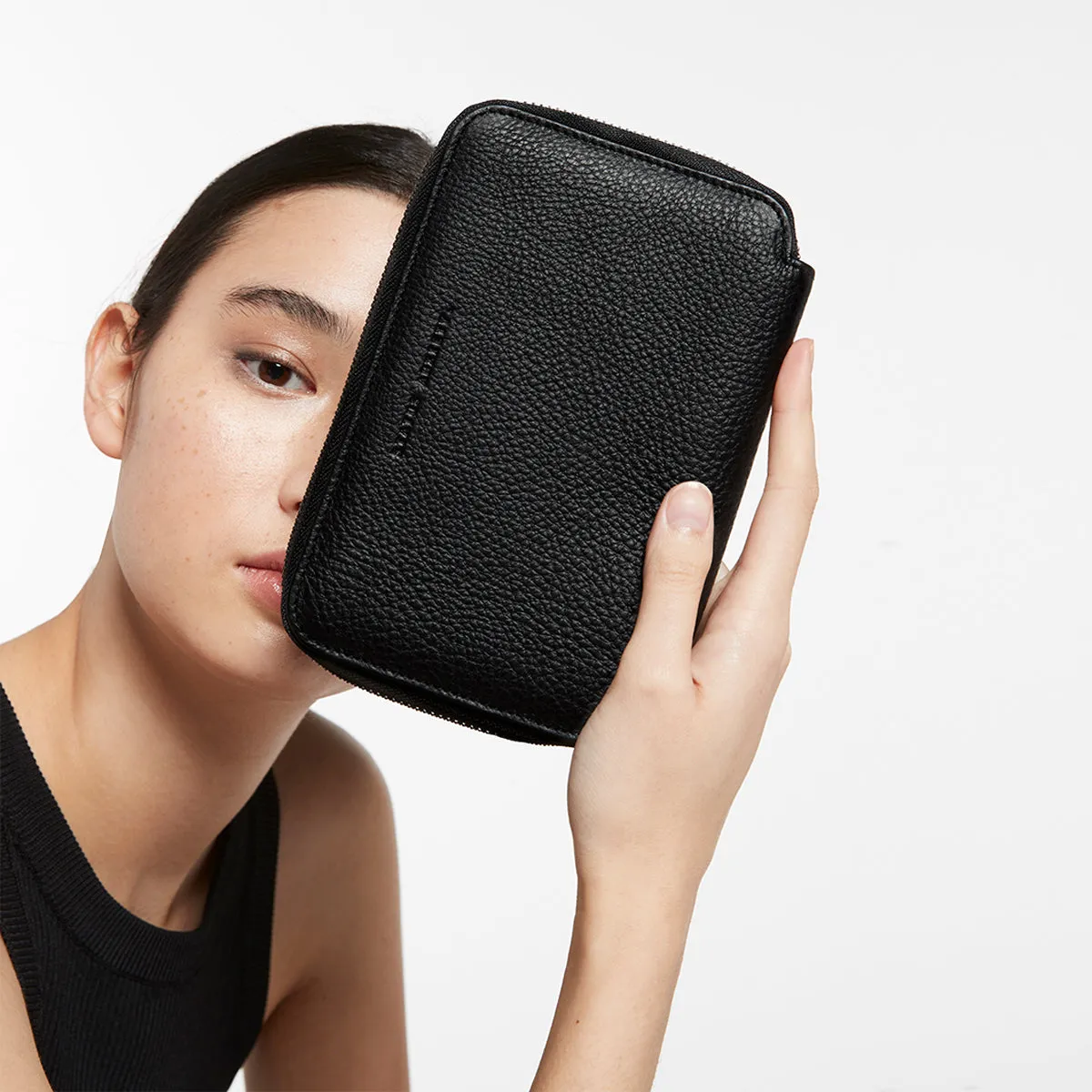 Nowhere To Be Found Passport Wallet - Black