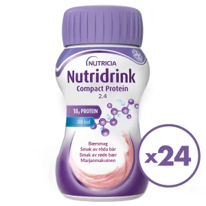 NUTRIDRINK Compact Protein marjanmakuinen 24 pulloa