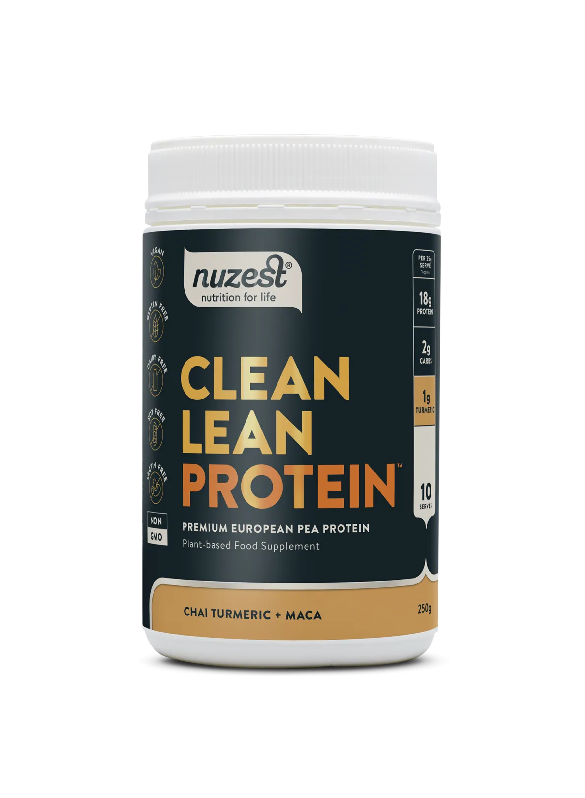 Nuzest Clean Lean Protein Chai Turmeric   Maca 250g