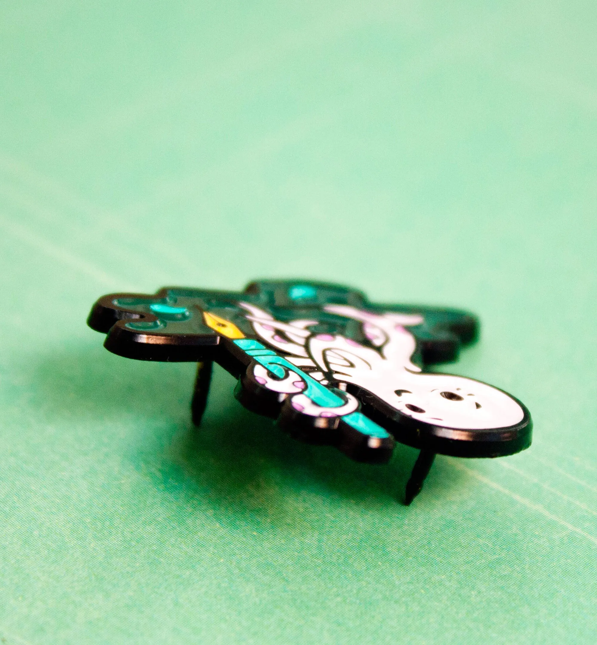 Octopus Ink Enamel Pin by boygirlparty — Fountain Pen Enamel Pin