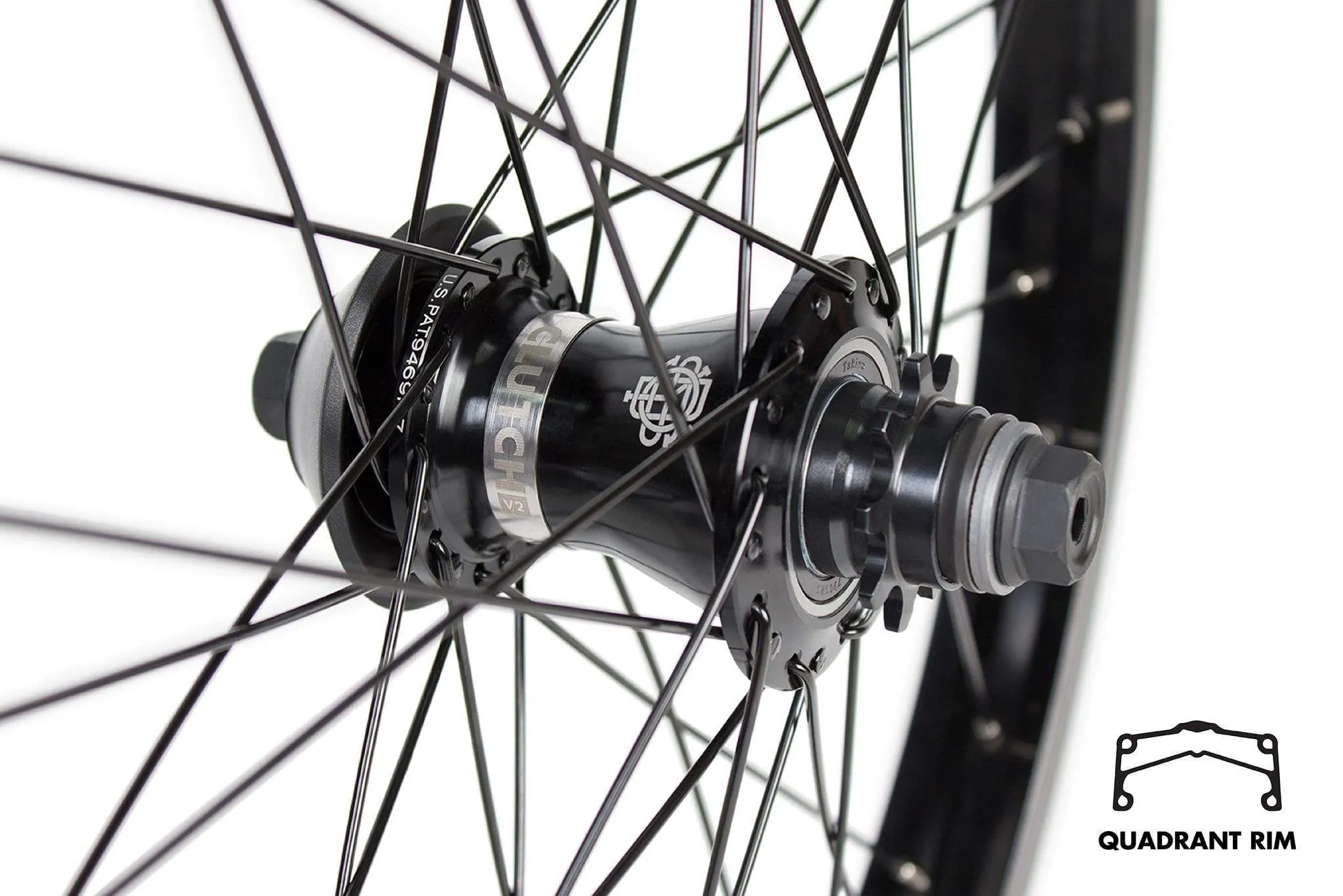 Odyssey Quadrant Freecoaster Rear Wheel Black