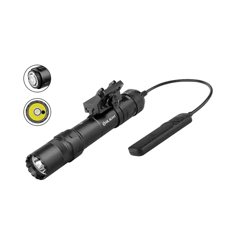 Olight Odin GL M Black 1500 Lumens Green Laser Tactical Rail Light