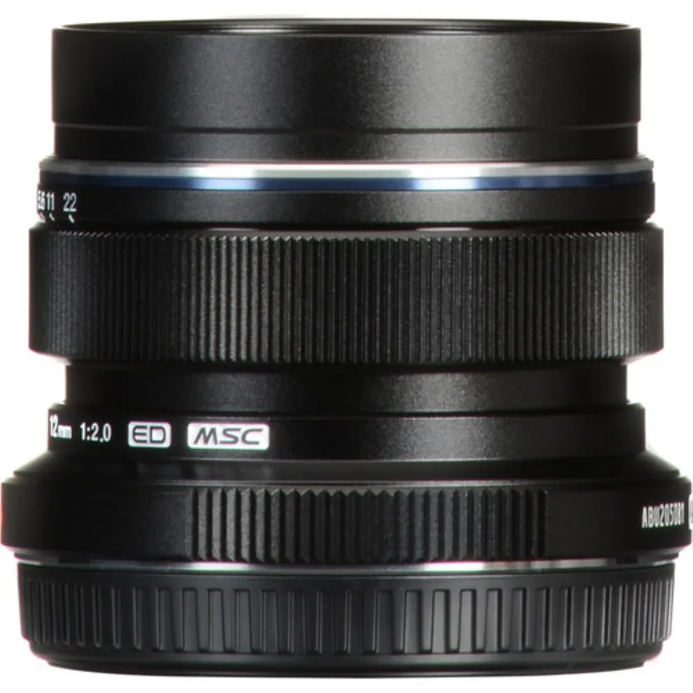 Olympus M.Zuiko Digital ED 12mm f/2 Lens | Black