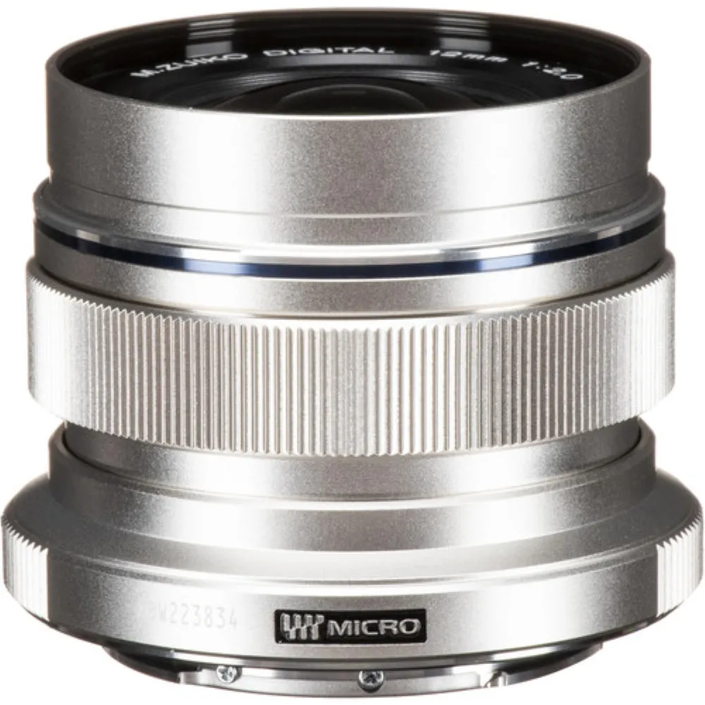 Olympus M.Zuiko Digital ED 12mm f/2 Lens | Silver