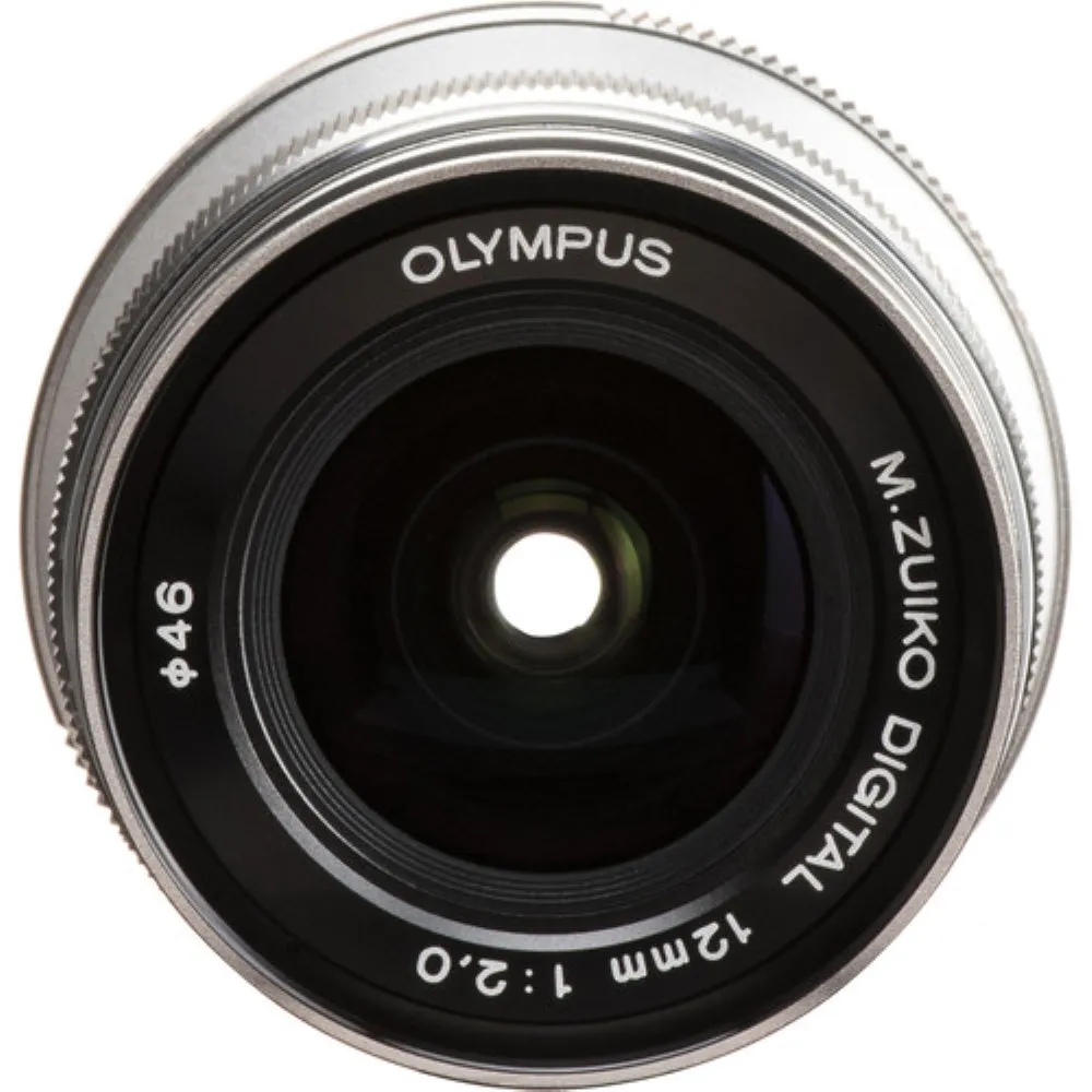Olympus M.Zuiko Digital ED 12mm f/2 Lens | Silver
