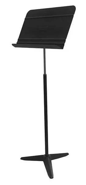 On Stage Orchestral Sheet Music Stand with Solid Bookplate