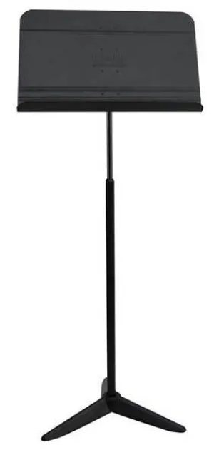On Stage Orchestral Sheet Music Stand with Solid Bookplate