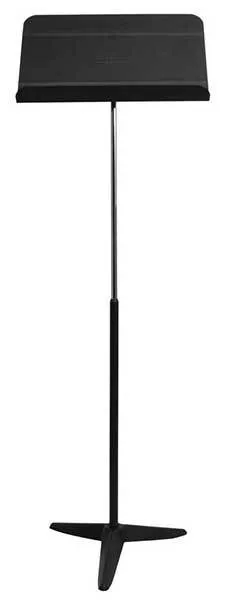 On Stage Orchestral Sheet Music Stand with Solid Bookplate