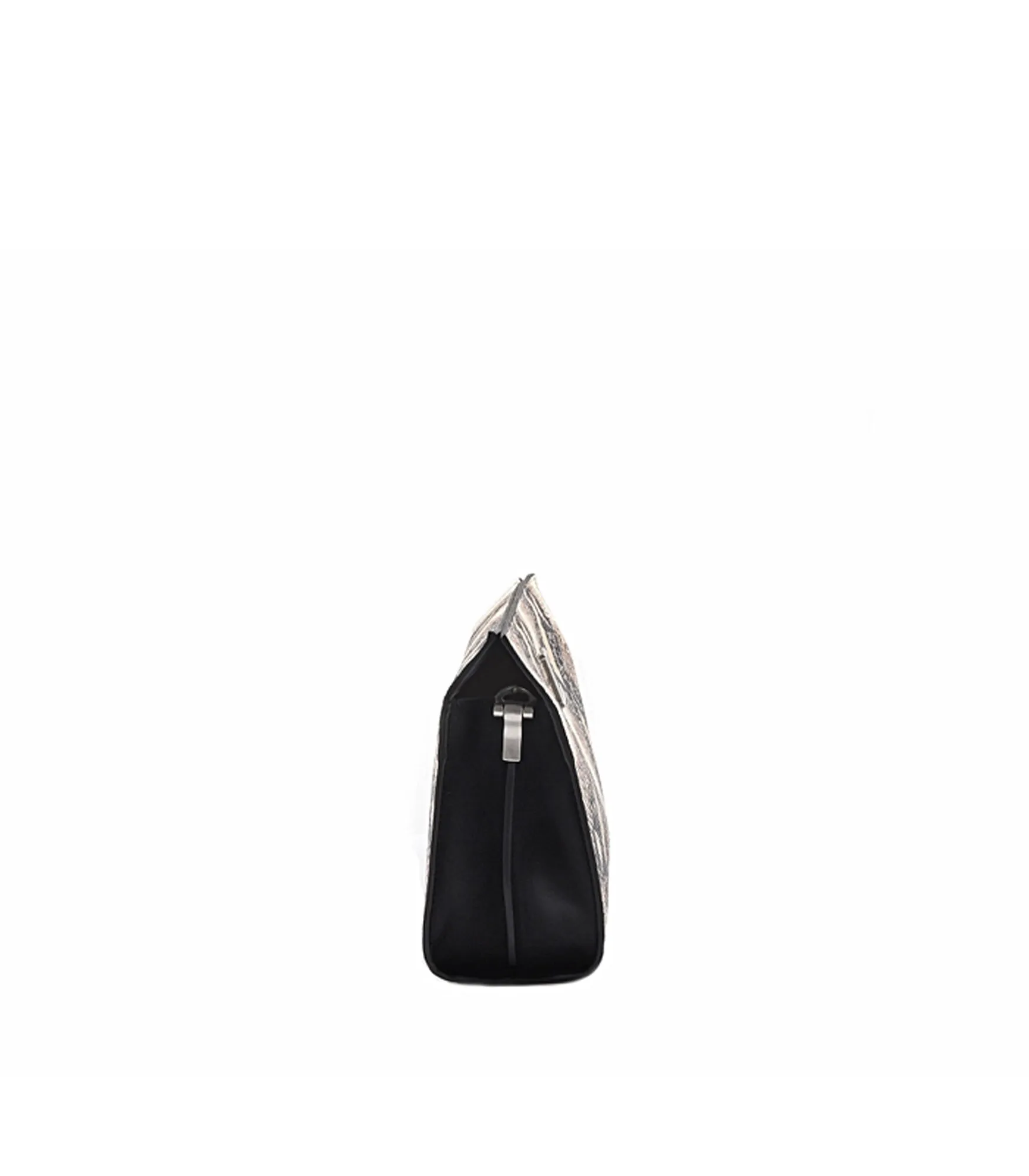 Ophelia Continental Clutch Leather Snake Printed - Rock Black