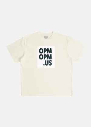 OPM BOX LOGO (BONE)