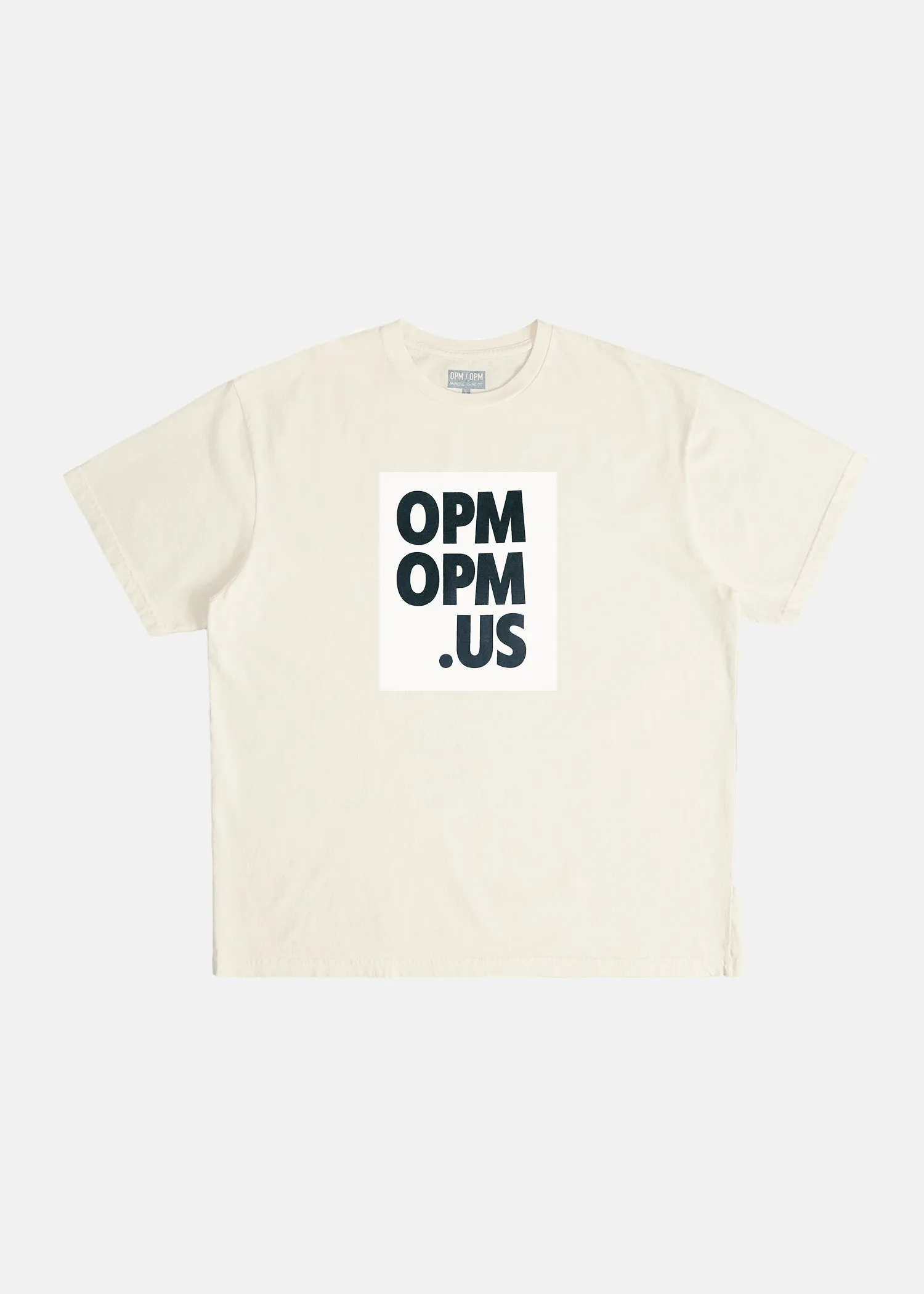 OPM BOX LOGO (BONE)