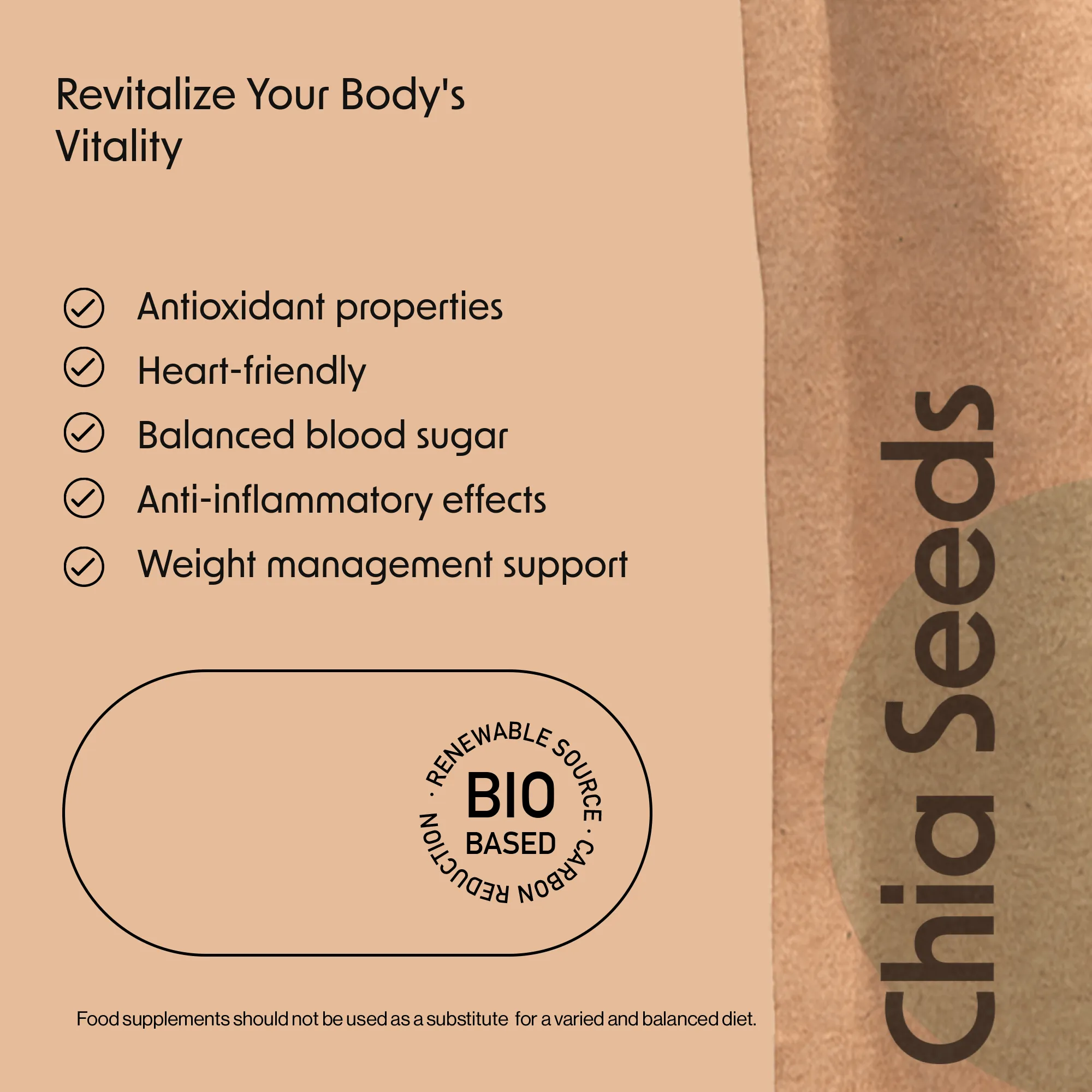 ORGANIC Chia Seeds Raw Whole Chia