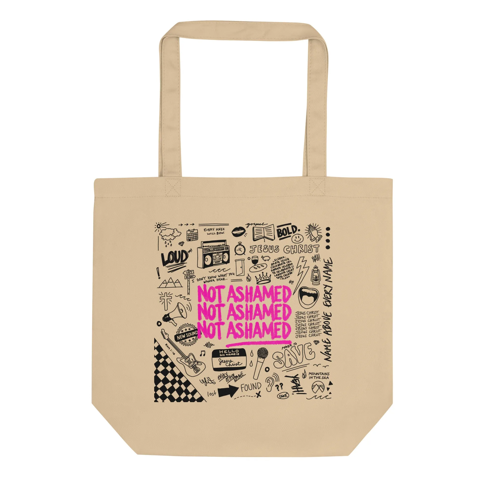 Organic Cotton “Not Ashamed” Tote