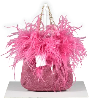 Oséree Pink Mini Hs23 Lumière Plumage Tote Bag