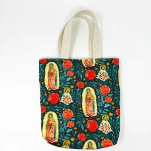 Our Lady of Guadalupe Multicolor Tote Bag (Extra Small)