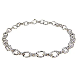 Oval Link Collection - Two-Tone Necklace