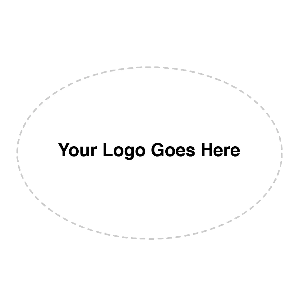 Oval Shaped Logo Stamp | Pre-Inked