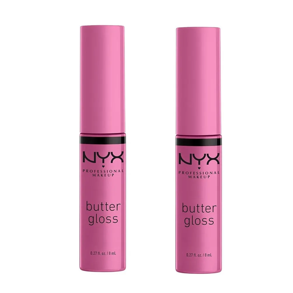 Pack of 2 NYX Butter Gloss, Merengue BLG04