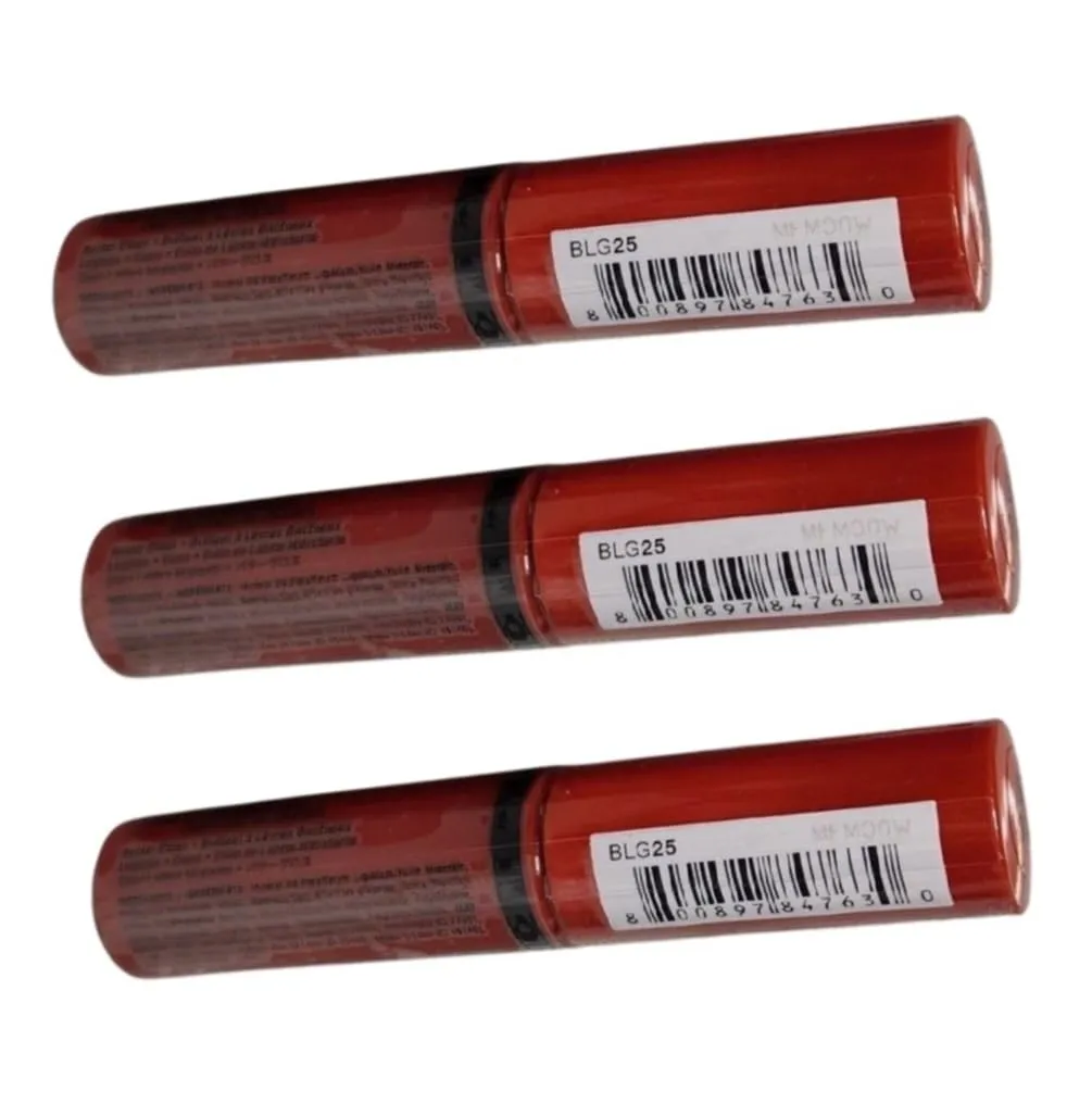 Pack of 3 NYX Butter Gloss, Strawberry Jam BLG25