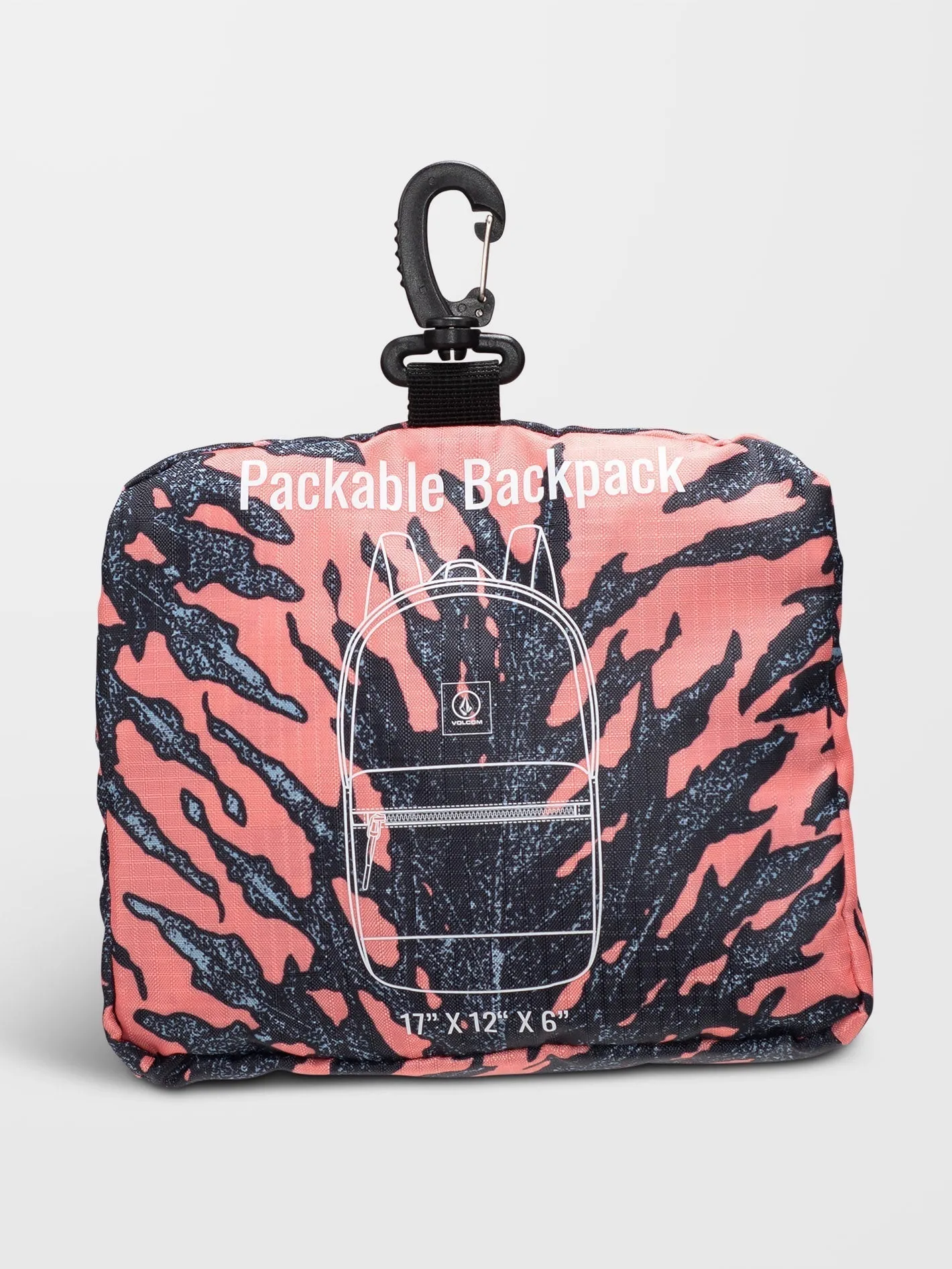 Packable Rucksack - CORAL