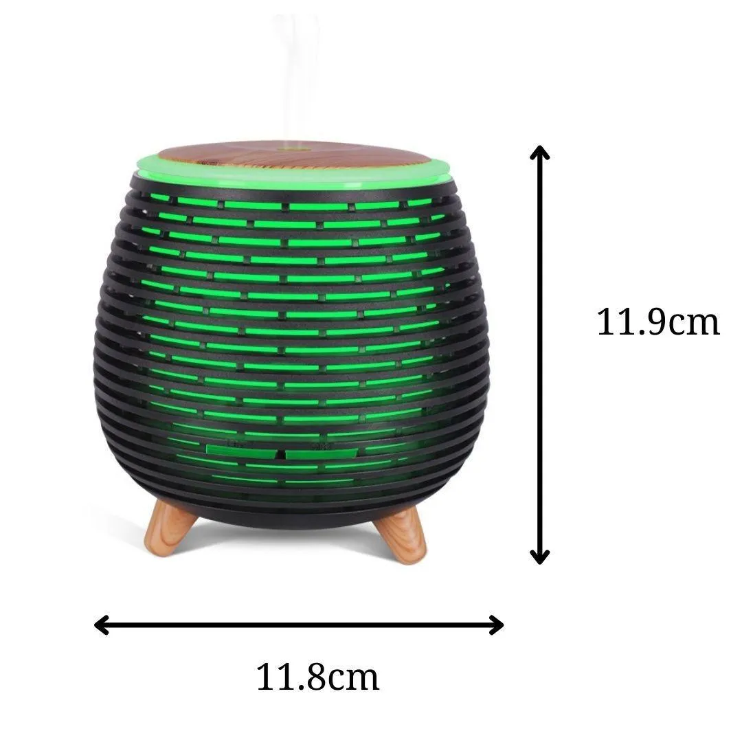 PAI - USB Diffuser Stripe Wood Table Lamp (90ml)