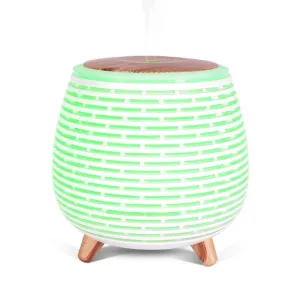 PAI - USB Diffuser Stripe Wood Table Lamp (90ml)