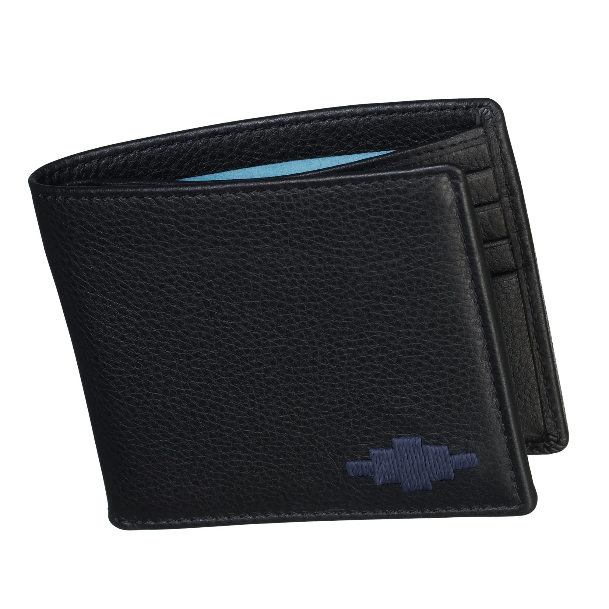 PAMPEANO Dinero Card Wallet - Black Leather