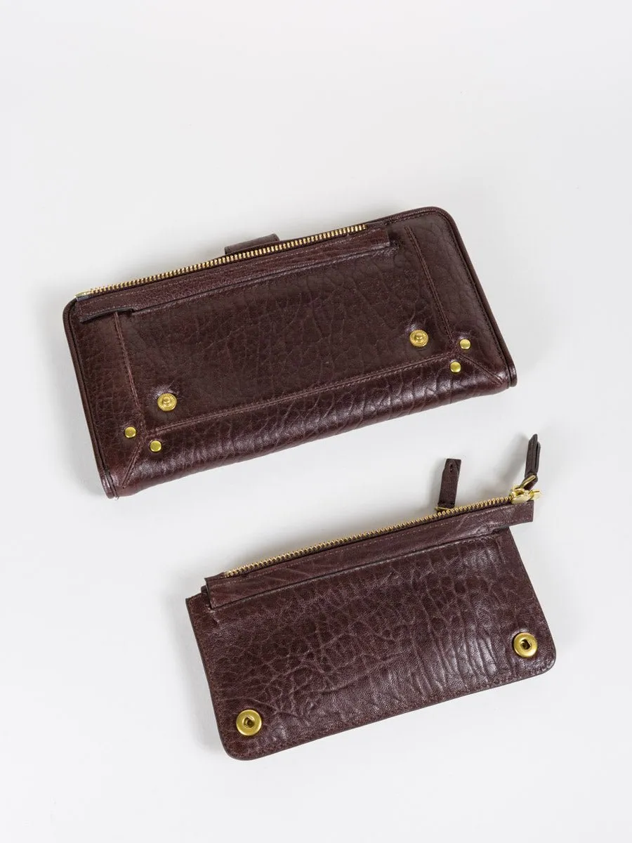 paul wallet - chocolate