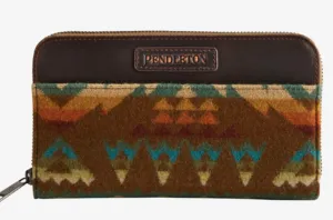 Pendleton Sunset Pass Brown Continental Zip Wallet