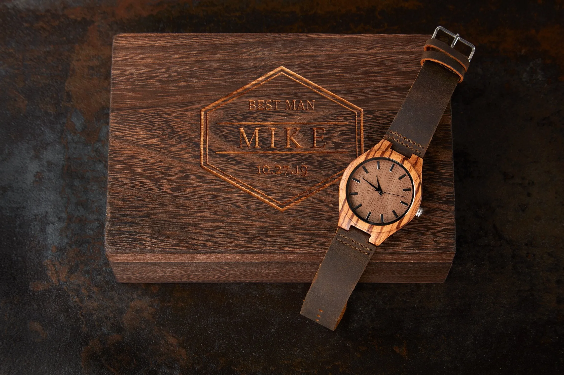 Personalized Gift Box - Hex Design