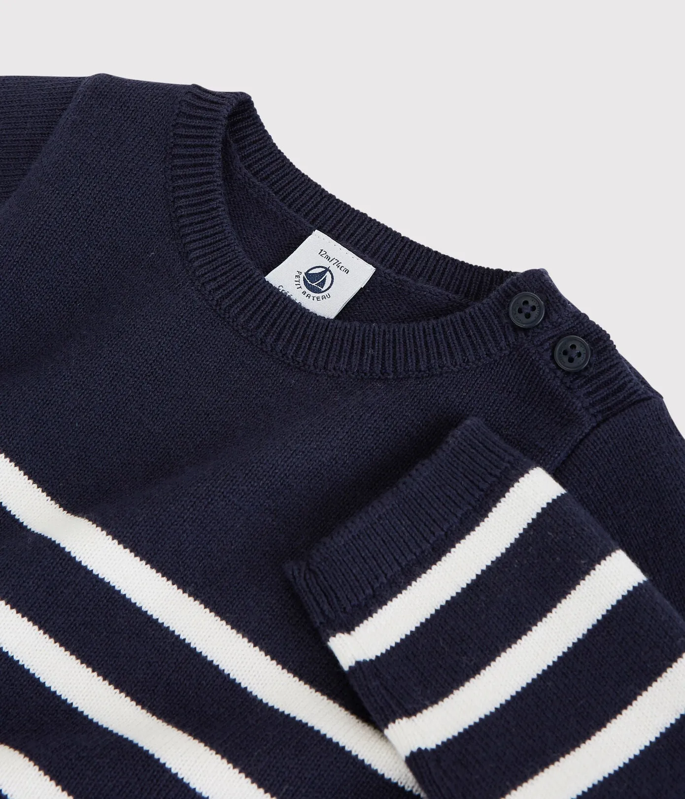 Petit Bateau Baby Girl Wool/Cotton Dress