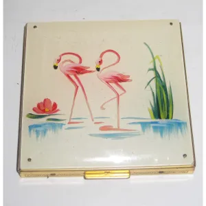 Pink Flamingos Compact By Rex