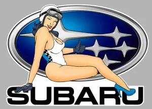 PINUP LOGO SUBARU PD042