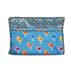 PLAYFUL BIRDS PRINT MaxStor Toiletry Bag