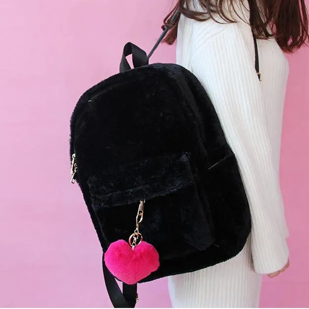 Plush Fluffy Backpack SD00715