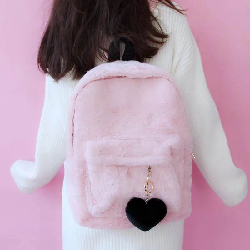 Plush Fluffy Backpack SD00715