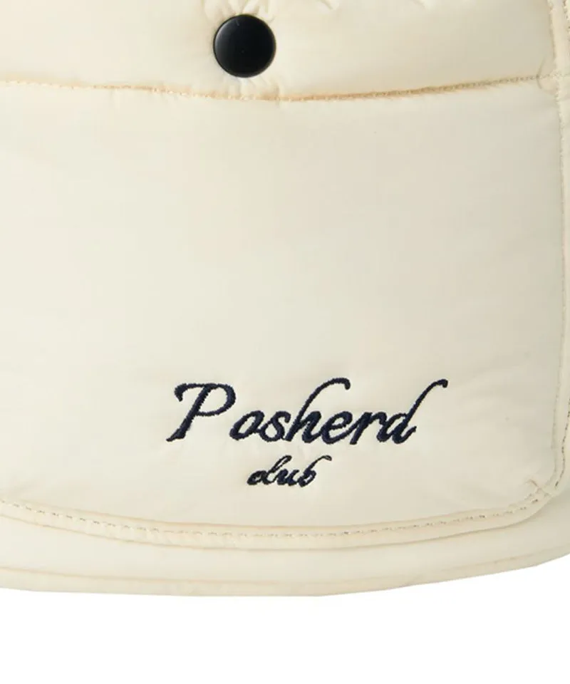 POSHERD Club Padded Bucket Bag - Ivory